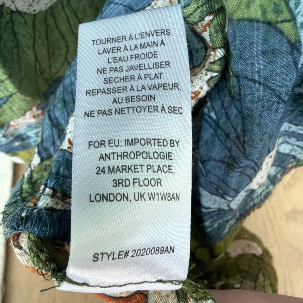 Anthropologie Current Air Floral Shine Duster Kimono OS‎ Boho Festival Ethereal - Picture 5 of 6